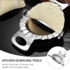 ABOOFAN 2pcs Dumpling Maker Set Stainless Steel Dumpling Mould Ravioli
