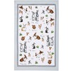 Ulster Weavers Tea Towel-Hippety Hoppity Bunnys (100% Cotton), White/Grey, One
