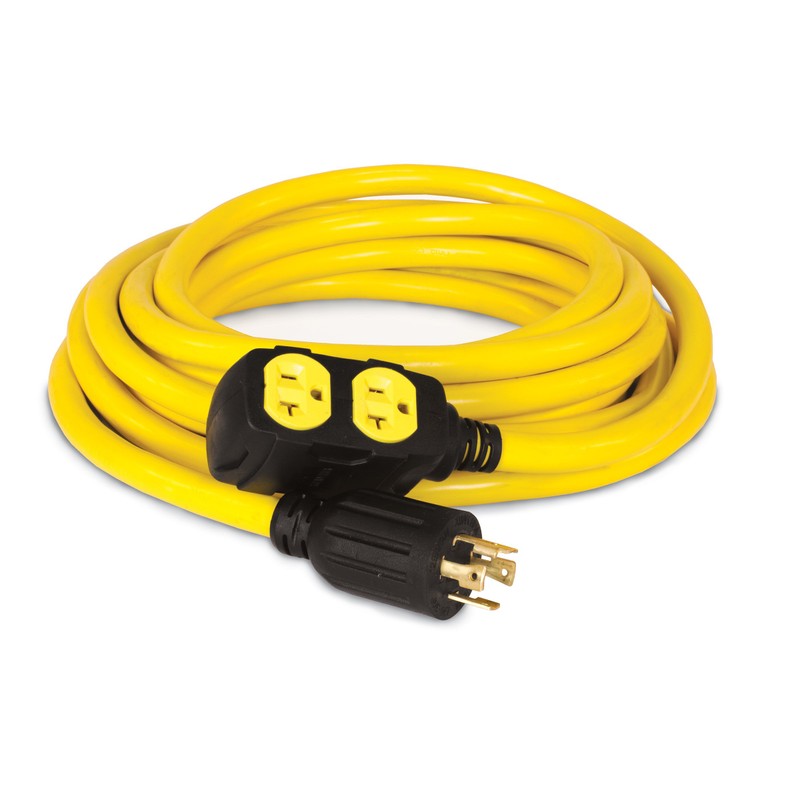 Champion Power Equipment 25-Foot 30-Amp 125/250-Volt Duplex-Style Generator Extension Cord