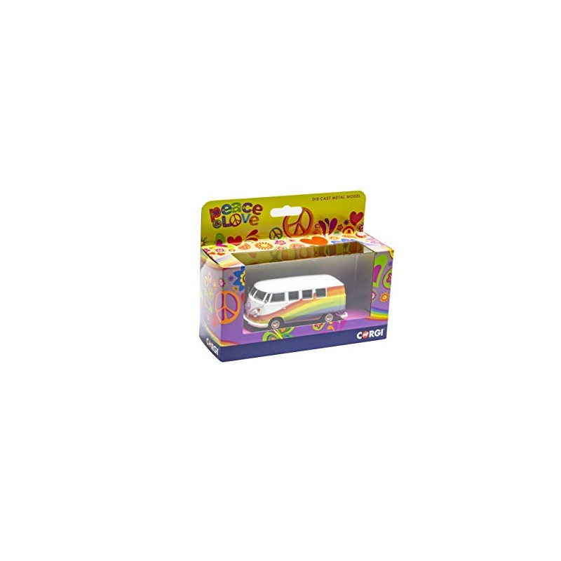 Volkswagen Campervan, Peace Love and Rainbows
