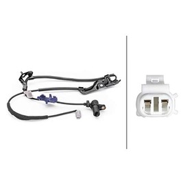 HELLA 6PT 014 494-611 Sensor, exhaust gas temperature - 2-pin connector - Bolted - Cable: 1130mm