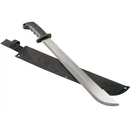 Gordon 57951 18" 3cr13 Stainless Steel Blade Machete w/ Saw & Nylon Sheath - NEW