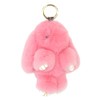 Song Qing Cute Bunny Keychain Soft Rabbit Fur Pompom Ball
