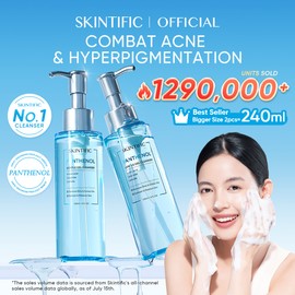 SKINTIFIC Panthenol Gel Cleanser 120ml Cleaning Hydrating Moisturize Smoothing Skin Face Wash Amino Acid Cleanser effectively cleanses