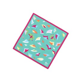 IL BISONTE Bandana Handkerchief, Women's, Men's, Unisex, blue (light)