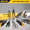 HURRICANE 12 Inch Aluminum Tin Snips with Replaceable Blades. Lightweight
