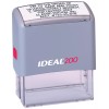Ideal 200 Replacement Ink Pad Blue Ink