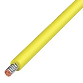 Kyowa Harmonet UL1007 AWG16 Heat Resistant Vinyl Insulated Wire, 32.8 ft (10 m), Yellow