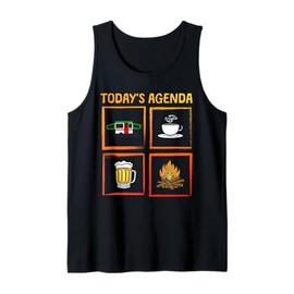 Cool Pop Up Camper Art For Men Women Caravan Popup Camper Tank Top