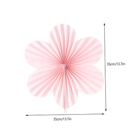 FRCOLOR 9pcs Pink Paper Flower Decorations Wall Decor for Wedding Birthday Baby Shower Party Backdrop Decorations Easy Assembly Foldable
