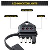 Oyviny 4 Way Flat Trailer Circuit Tester 4 Pin Trailer