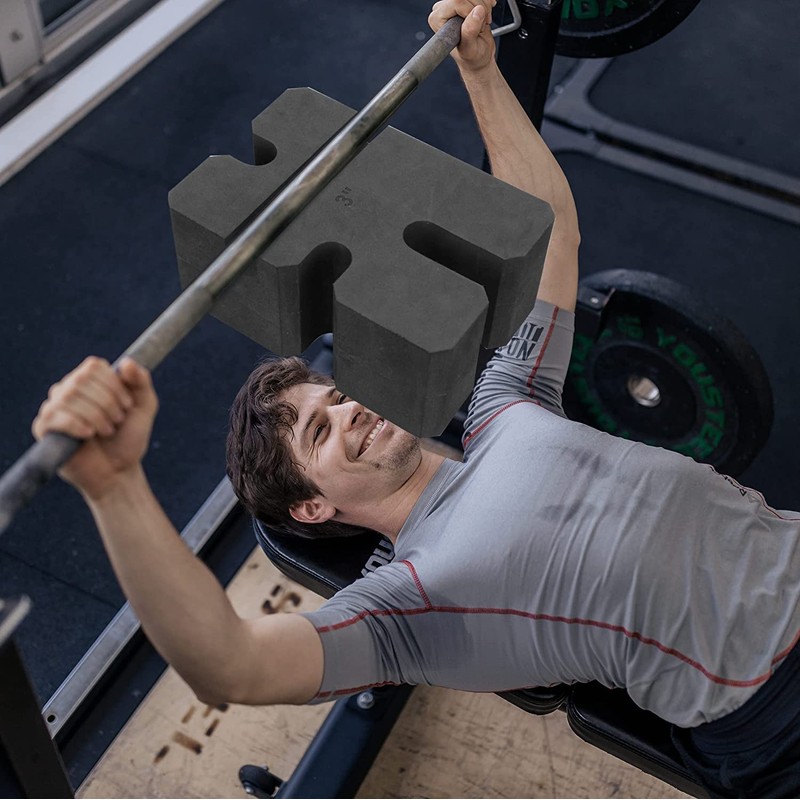 Hikeen Bench Blocks Bench Press Training Blocks 2-5 Boards Anti-Slip