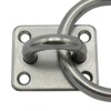 Stainless Steel Marine Eye Plate with Ring 8MM x 50MM