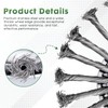 BOYUANSCH 10 Inch Steel Wire Grass Trimmer Head,Heavy Duty Weed
