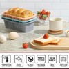 MONGSEW 3PCS Silicone Bread Loaf Pan, Non-Stick Bread Pans for