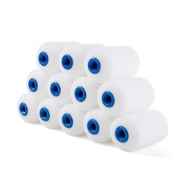 Bates Choice Foam Paint Roller Covers, 2", 12 Pack, High Density Mini Paint Roller Covers