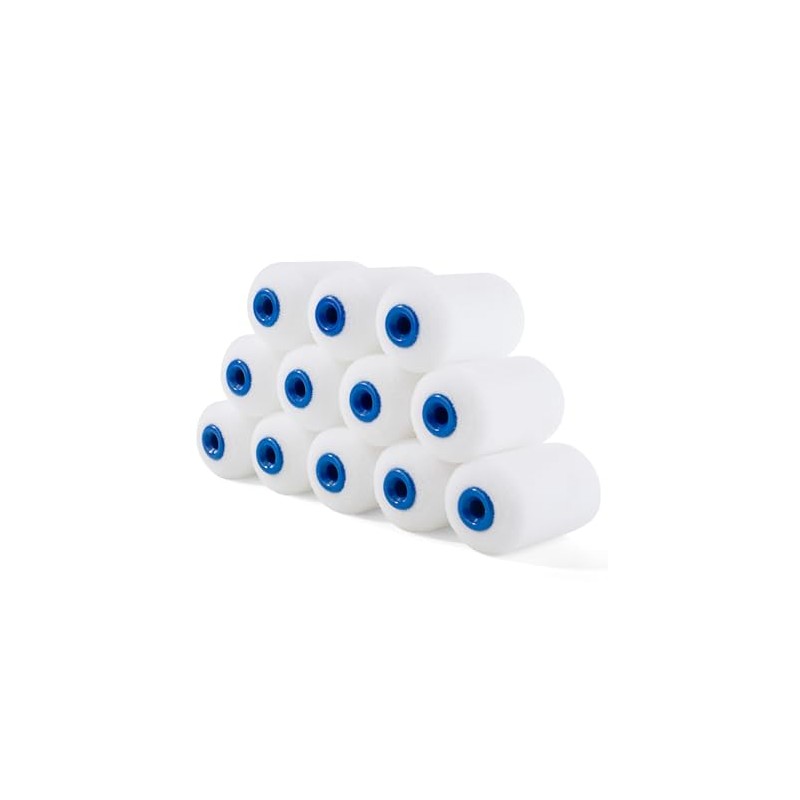 Bates Choice Foam Paint Roller Covers, 2", 12 Pack, High