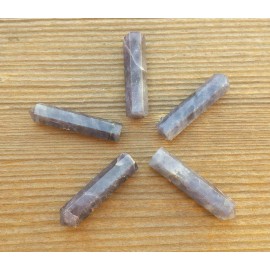 IOLITE SINGLE TERMINATED GEMSTONE CRYSTAL PENCIL POINT (ONE)