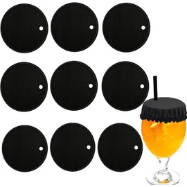 Pack of 10 drink lids, anti-spike, anti-spike drink lids, anti-spike drink lid, scrunchie for alcohol protection, reusable and washable, perfect for alcohol, girls, women, bars, clubs, parties