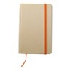 Notebook made of recycled material and recycled sheets, 96 blank