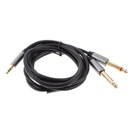 SHOWERORO Stereo Audio Splitter Cable to High Fidelity Auxiliary Cord for Laptop Computer and Home Audio Systems Durable Design with Sound Transmission