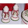 Nikko Holiday Hearth Candy Box & Salt Pepper Shaker Set