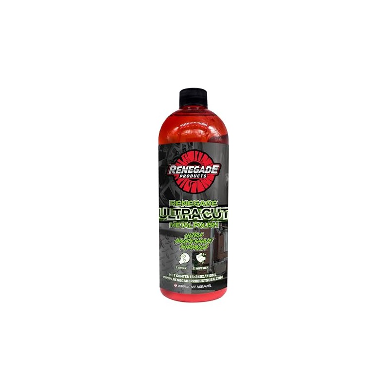 Renegade Products Ultra Cut Metal Polish 24 Oz Aggressive Formula