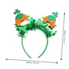 COLLBATH Irish Day Headdress St Patricks Day Women Knotted Christmas