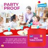 3pk Red Table Cover | 121 x 121cm Red Table