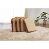 パレットライフ PaletteLife Toast Shape Cushion, 4 Slices, Memory Foam, Stool