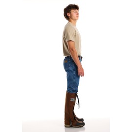 Dan's Hunting Gear, Snake Protector, Briarproof, Waterproof, Leg Gaiters 1000D. Made in U.S.A (X-Large (22"-24" Calf))