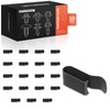 A-Premium 20PCS Metal Wire Loom Clamp Clips Fastener Compatible with