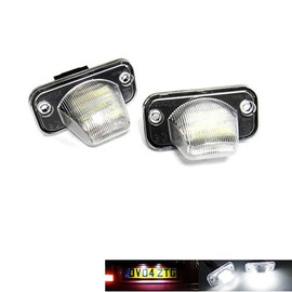 RZG 2x LED Licence Number Plate Light White Canbus For 1990-03 Transporter T4 Eurovan Passat 3B6