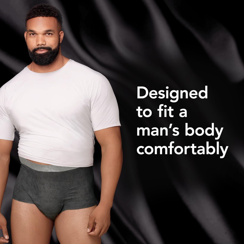 Depend Real Fit Adult Diapers, Incontinence Underwear for Men, Disposable,