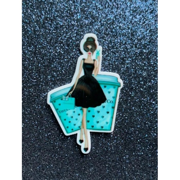 5pc. Fashion Week, Coffee Set Resin Planar Flatback, Makeup Cabochon,