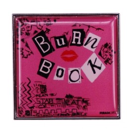 Burn Book Mean Girls Plastics Rumors Gossip Comedy Movie 1.2" Enamel Pin Badge