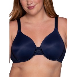 Vanity Fair womens Beauty Back Full Figure Underwire Bra, Underwire - Ghost Navy, 40DD US