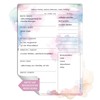 TOBJA Weekly Planner, Wipe-Clean, Sticks to All Smooth Surfaces, Removable,