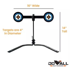 Do-All Heli Spinner Handgun Target 38 to 44 Caliber Steel