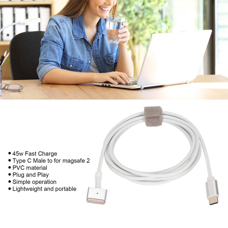 Type C to Magnetic T for Macbook Type C Male