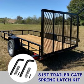 2 Packs Trailer Gate Pin,Utility Trailer Accessories,819T Trailer Gate Spring Latch Kit, Heavy Duty Trailer Gate Latch Repair Kit for Carry-On Utility Trailers