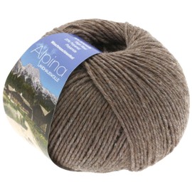 Lana Grossa Wolle ALPINA Landhauswolle Farbe 0002 taupe