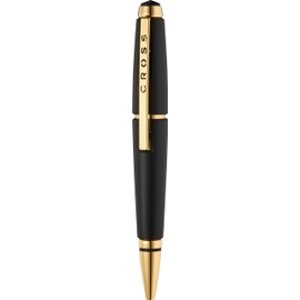 Cross Edge Matte Black Lacquer with Gold PVD Appointments Selectip® Rollerball Pen
