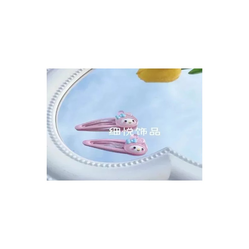 ANNA SUN Pack 10 Pasadores Sanrio Melody Kuromi Pochacco Cinnamoroll
