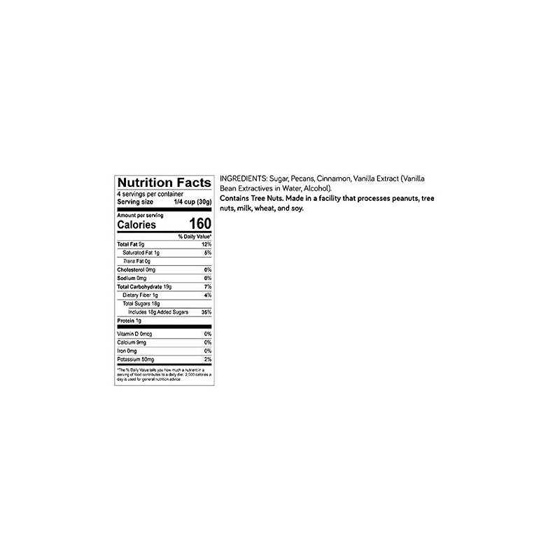 Praline Pecans Resealable Bags, 4oz, 12-count