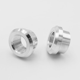 AC PERFORMANCE 2PCS Aluminum 3/4 NPT Female Weld On Bung, 3/4" NPT Weldable Fuel Tank Fittings