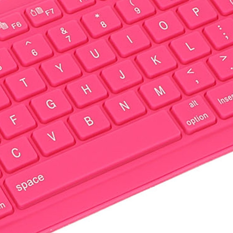Foldable Silicone Keyboard 108 Keys Waterproof Full Sealing Design Mute