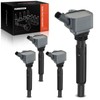A-Premium Ignition Coil Pack Set of 4 Compatible with Dodge
