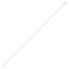Panduit PLT3S-C Pan-Ty Cable Tie, Nylon 6.6, Standard Cross Section, Curved Tip, Plenum-Rated, 50lbs Min Tensile Strength, 3" Max Bundle Diameter.052" Thickness.190" Width, 11.5" Length (Pack of 100)