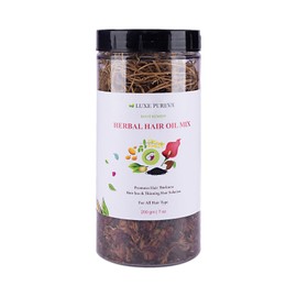 Mezcla De Aceites Capilares Herbales Luxepureva  Hierbas Para El Crecimiento Del Cabello  19 Hierbas Esenciales Para Un Cabello Largo, Grueso Y...    